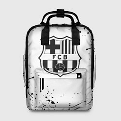 Рюкзак женский Barcelona брызги красок, цвет: 3D-принт
