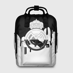 Женский рюкзак Реал Мадрид жидкие краски текстура