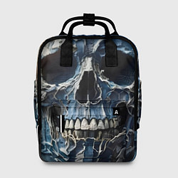 Женский рюкзак Denim skull - ai art fantasy