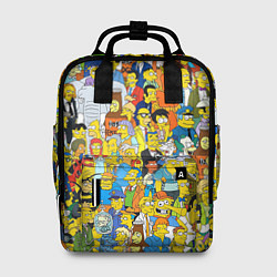 Рюкзак женский Simpsons Stories цвета 3D-принт — фото 1