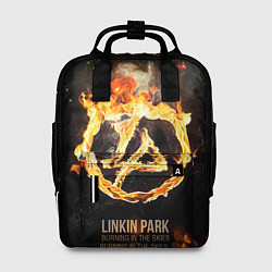 Рюкзак женский Linkin Park: Burning the skies, цвет: 3D-принт