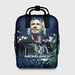 Рюкзак женский Nickelback: Chad Kroeger, цвет: 3D-принт