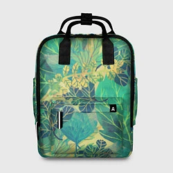Женский рюкзак Узор из листьев