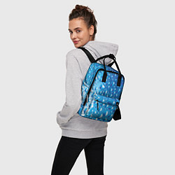 Рюкзак женский Капли воды, цвет: 3D-принт — фото 2