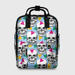 Рюкзак женский Черепки, цвет: 3D-принт