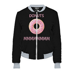 Бомбер женский Donuts, цвет: 3D-меланж