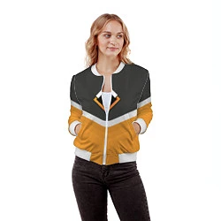 Бомбер женский Escape Gaming Uniform, цвет: 3D-белый — фото 2