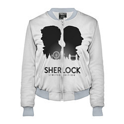 Бомбер женский Sherlock Edition, цвет: 3D-меланж