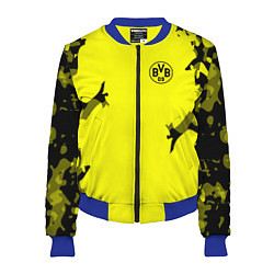 Бомбер женский FC Borussia Dortmund: Yellow Original, цвет: 3D-синий