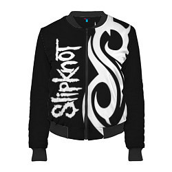 Бомбер женский Slipknot 6, цвет: 3D-черный