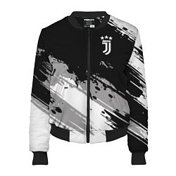 Бомбер женский Juventus F C, цвет: 3D-черный