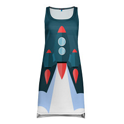 Туника женская Ракета, цвет: 3D-принт