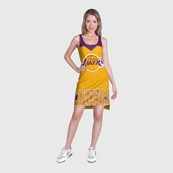 Туника женская Los Angeles Lakers, цвет: 3D-принт — фото 2
