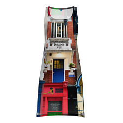 Туника женская London doors цифровой коллаж, цвет: 3D-принт