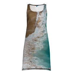 Туника женская Пляж beach, цвет: 3D-принт