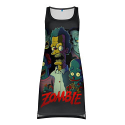 Туника женская Simpsons zombie, цвет: 3D-принт
