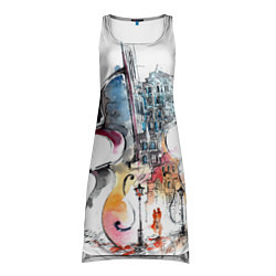 Туника женская Скрипка, цвет: 3D-принт