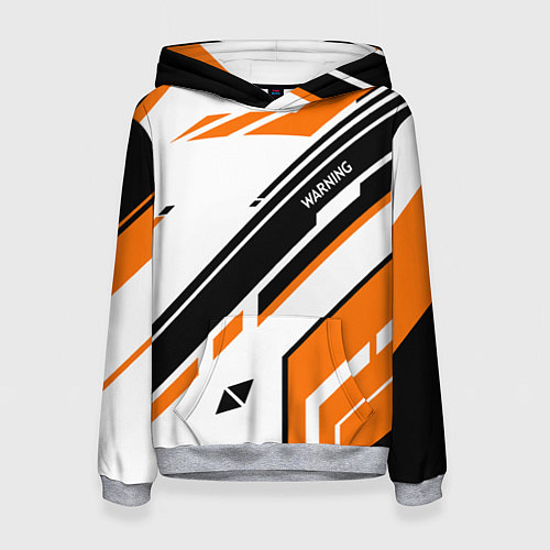 Женская толстовка CS:GO Asiimov P90 Style / 3D-Меланж – фото 1