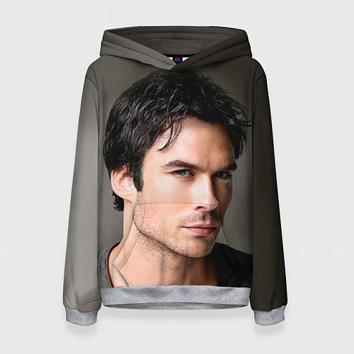 Женская толстовка Ian Somerhalder / 3D-Меланж – фото 1