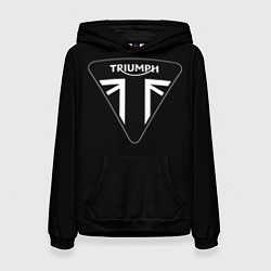 Толстовка-худи женская Triumph 4, цвет: 3D-черный
