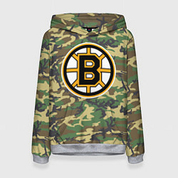 Толстовка-худи женская Bruins Camouflage, цвет: 3D-меланж