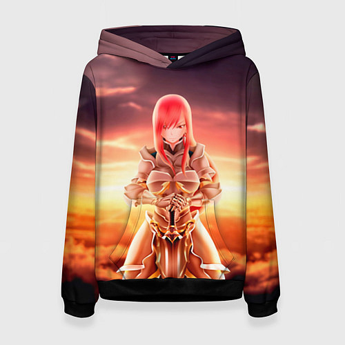 Женская толстовка Fairy Tail / 3D-Черный – фото 1