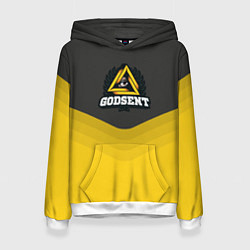 Толстовка-худи женская Godsent Uniform, цвет: 3D-белый