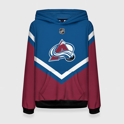 Женская толстовка NHL: Colorado Avalanche / 3D-Черный – фото 1