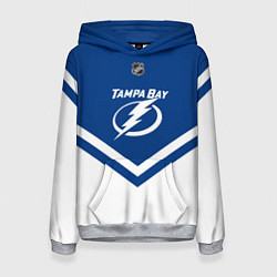 Толстовка-худи женская NHL: Tampa Bay Lightning, цвет: 3D-меланж