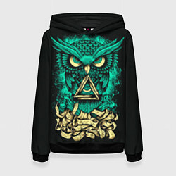 Толстовка-худи женская Bring Me The Horizon: Owl, цвет: 3D-черный