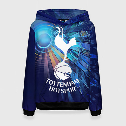 Женская толстовка Tottenham Hotspur - football club / 3D-Черный – фото 1