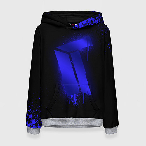 Женская толстовка Titan: Black collection / 3D-Меланж – фото 1