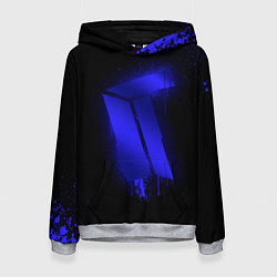 Толстовка-худи женская Titan: Black collection, цвет: 3D-меланж