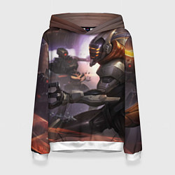 Толстовка-худи женская LoL, цвет: 3D-белый