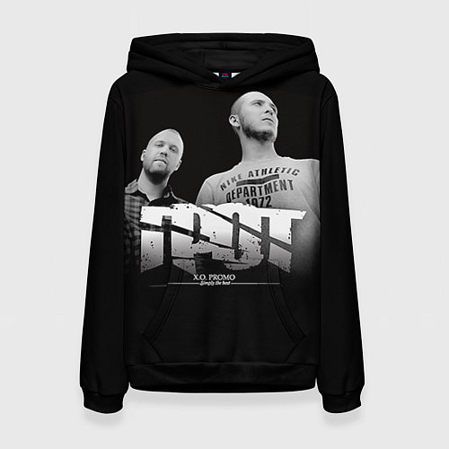 Женская толстовка ГРОТ: XO Promo / 3D-Черный – фото 1