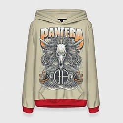 Толстовка-худи женская Pantera: Wild Goat, цвет: 3D-красный