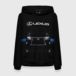 Толстовка-худи женская Lexus, цвет: 3D-черный