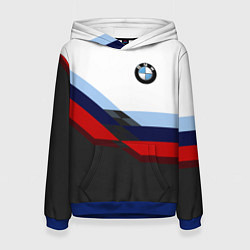 Толстовка-худи женская BMW M SPORT, цвет: 3D-синий