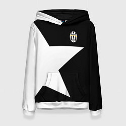 Толстовка-худи женская FC Juventus: Star, цвет: 3D-белый