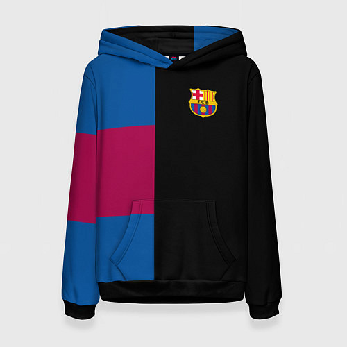 Женская толстовка Barcelona FC: Black style / 3D-Черный – фото 1