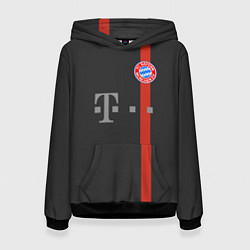Толстовка-худи женская Bayern FC: Black 2018, цвет: 3D-черный