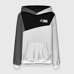 Толстовка-худи женская BMW SportWear, цвет: 3D-белый