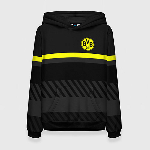 Женская толстовка FC Borussia 2018 Original #3 / 3D-Черный – фото 1