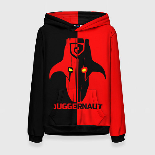 Женская толстовка Juggernaut Blood / 3D-Черный – фото 1