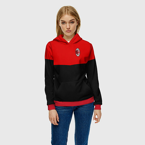 Женская толстовка АC Milan: R&B Sport / 3D-Красный – фото 3