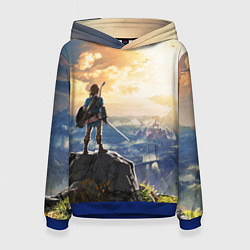 Толстовка-худи женская Knight Link, цвет: 3D-синий