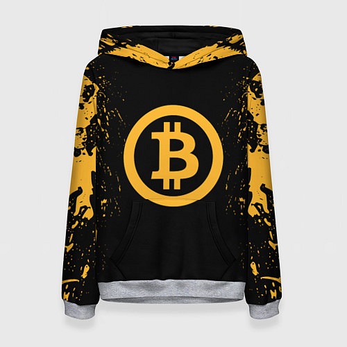 Женская толстовка Bitcoin Master / 3D-Меланж – фото 1