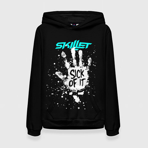Женская толстовка Skillet: Sick of it / 3D-Черный – фото 1