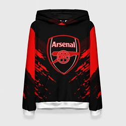 Толстовка-худи женская Arsenal FC: Sport Fashion, цвет: 3D-белый