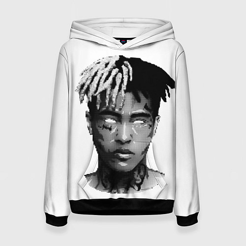 Женская толстовка XXXTentacion: Pixel Art / 3D-Черный – фото 1